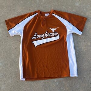 Vintage UT University of Texas Baseball Jersey Shirt Size Medium